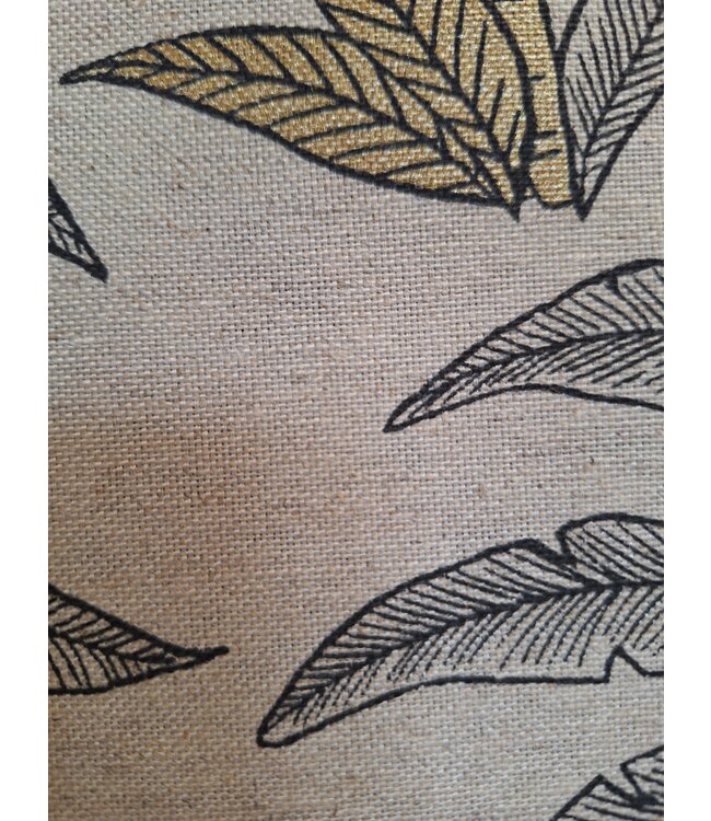 GOLDEN PALM linen fabric