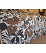 Linen fabric TARMAC LEMON