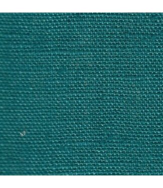 Tissu enduit  en lin bleu OCEAN