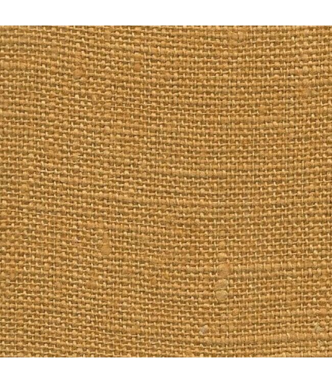 Tissu enduit  en lin gold