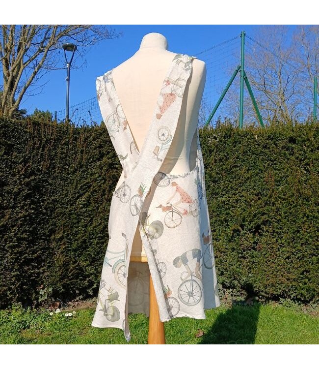 Le grenier du lin Japanese Velo Linen Apron