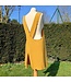 Le grenier du lin Tablier Japonais en lin jaune