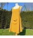 Le grenier du lin Tablier Japonais en lin jaune