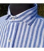 Blauw gestreept overhemd met lange mouwen
