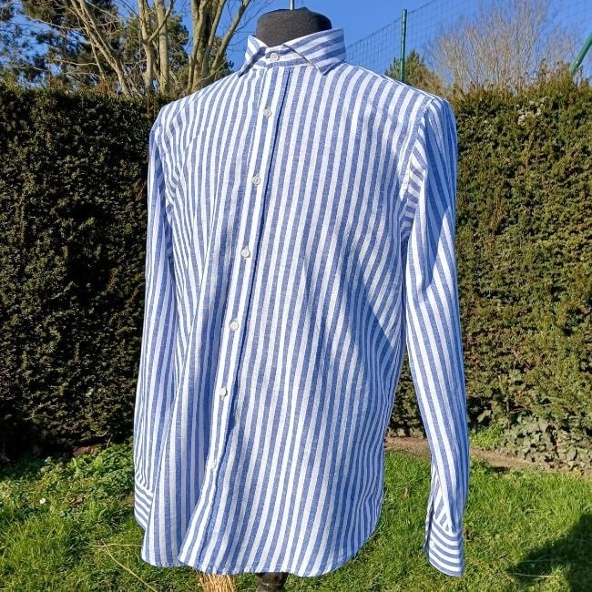 Chemise col  classique  manches longues rayée
