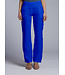 Pantalon en lin bleu royal