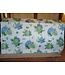 Tissu lin Hortensia bleu