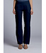 pantalon en lin FIDELE bleu marine