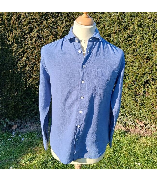 Le grenier du lin chemise  en lin manches longues boston