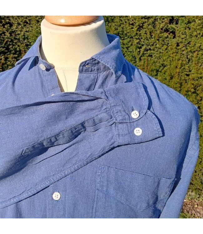 Le grenier du lin chemise  en lin manches longues boston