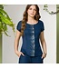 Maloka Chemisier en lin ALTAIR INDIGO