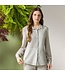 TALISMAN taupe linnen overhemd