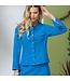 Maloka Veste en lin VANUSE bleuet