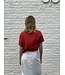 Maloka Off-white JANET linen skirt