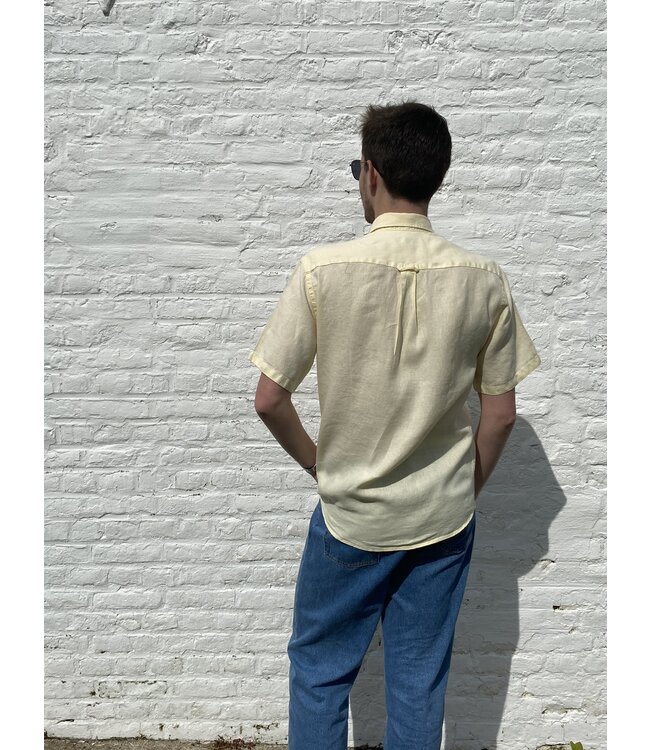 Le grenier du lin Topaz short-sleeved linen shirt