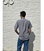 Le grenier du lin Grey short-sleeved linen shirt
