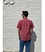 Le grenier du lin Tomette short-sleeved linen shirt