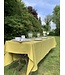 Le grenier du lin Linen tablecloth Siena anis