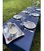 Le grenier du lin Linen tablecloth Siena navy blue
