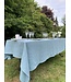 Le grenier du lin Siena Celadon linen tablecloth