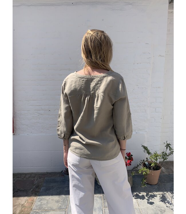 Le grenier du lin MONA natural linen jacket