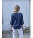 Le grenier du lin MONA blue linen jacket