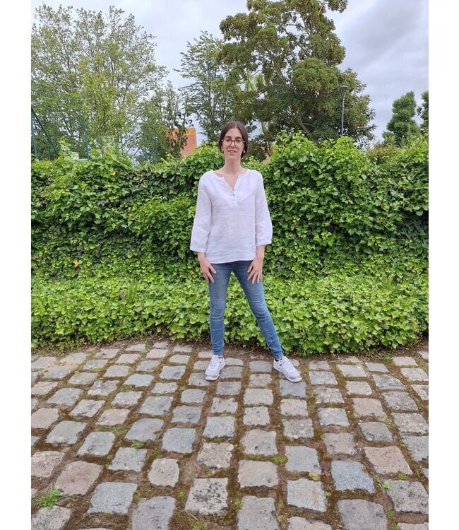 Le grenier du lin White mona linen jacket