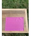 Le grenier du lin Set de table en lin enduit fuschia