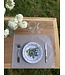 Le grenier du lin Placemat van grijs gecoat linnen