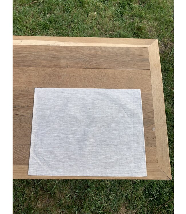 Le grenier du lin Set de table en lin enduit linthal