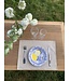 Le grenier du lin Set de table en lin enduit naturel