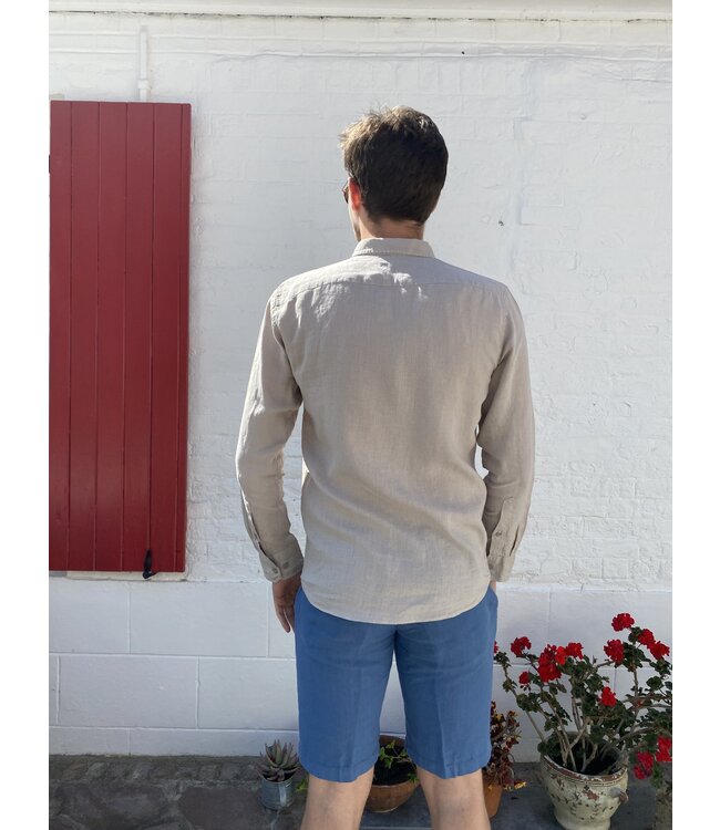 Le grenier du lin SLIM natural linen shirt