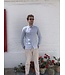 Le grenier du lin Chemise en lin SLIM  bleu ciel
