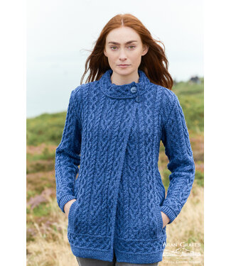 aran craft Cardigan irlandais  "MEATH / X5071"