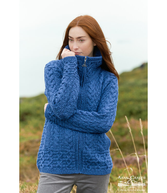 Aran Crafts "X5230" Irish cardigan