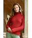 aran craft "THE HEARTS  / C4767" Irish high neck jumper