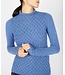 Irelandseye Pull irlandais col montant "TRELLIS SWEATER / A641"