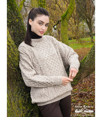 aran craft Irish women's pullover  C1347