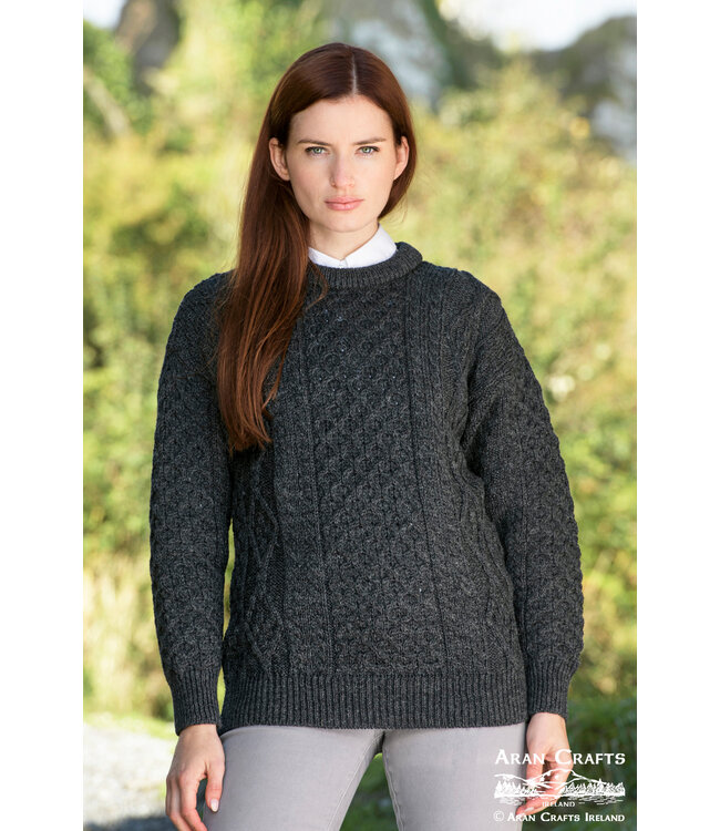 aran craft Irish women's pullover  C1347