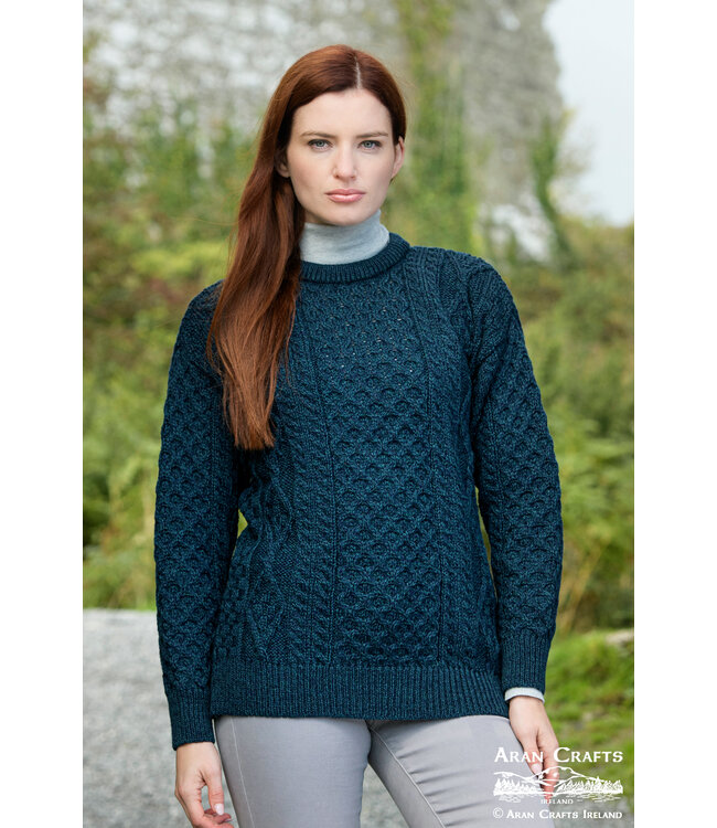 aran craft Irish women's pullover  C1347