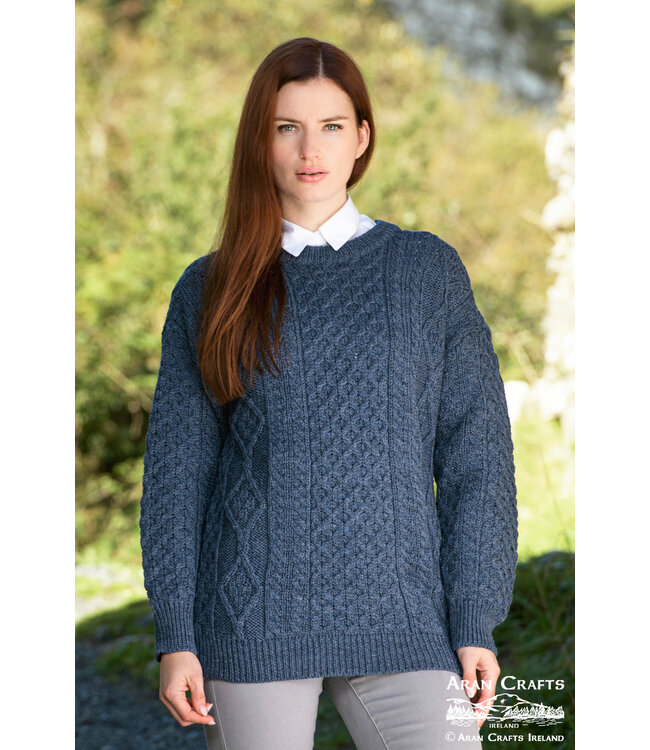 aran craft Pull over  Irlandais femme  C1347
