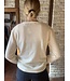 Women's waistcoat, 100% white merino wool