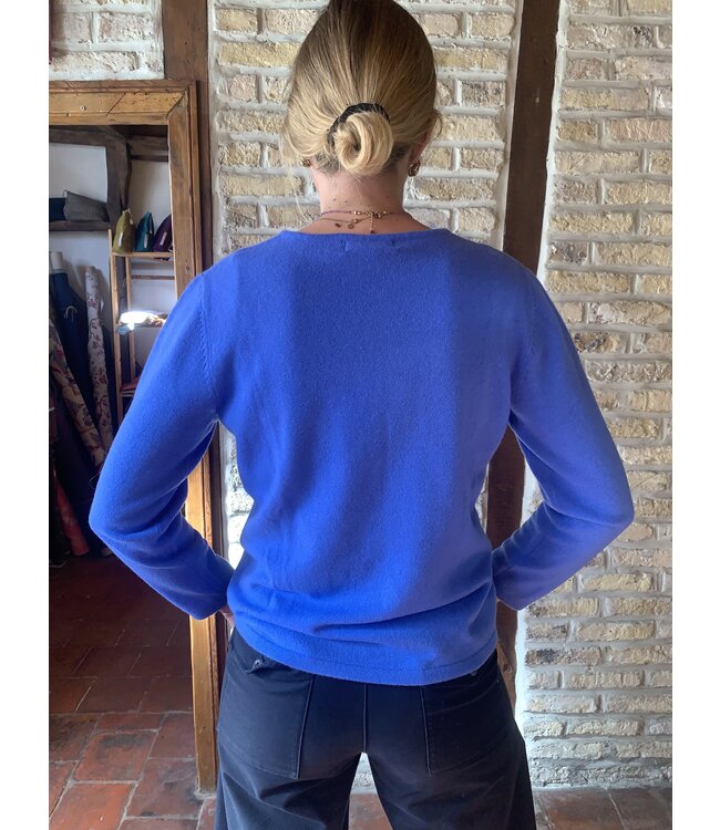 Women's round neck jumper  100% ocean merino wool