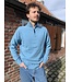 Men's 100% merino wool green marl crew neck jumper