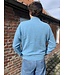 Men's 100% merino wool green marl crew neck jumper