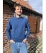 Men's round neck jumper, 100% merino wool DENIM