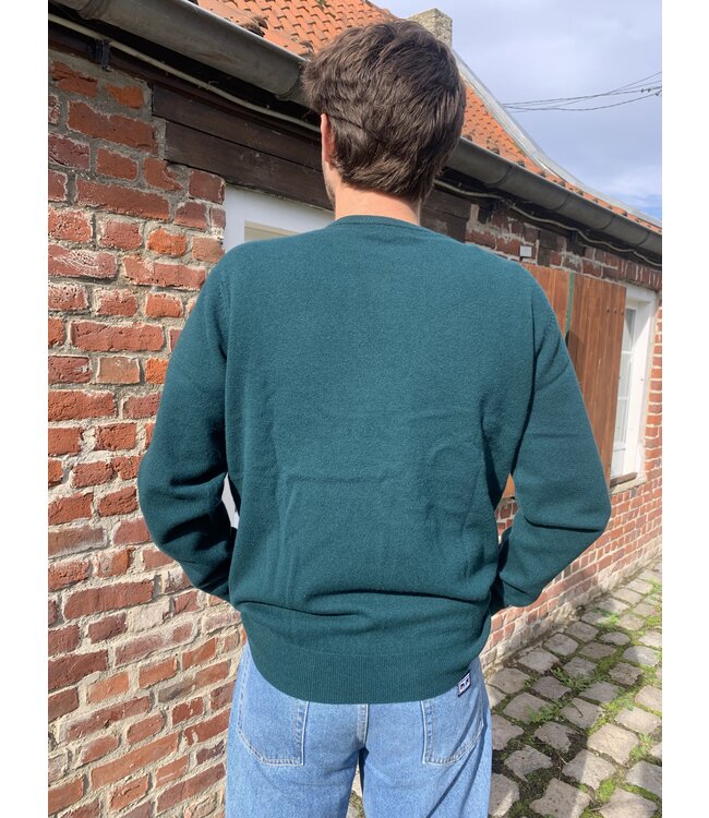 Pull homme col rond  100% merinos BOTTLE