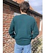Men's round neck jumper, 100% merino wool BOTTLE