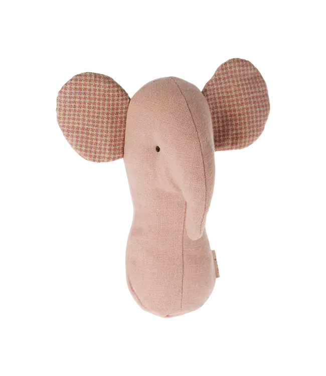 Lullaby Friends linen elephant rattle