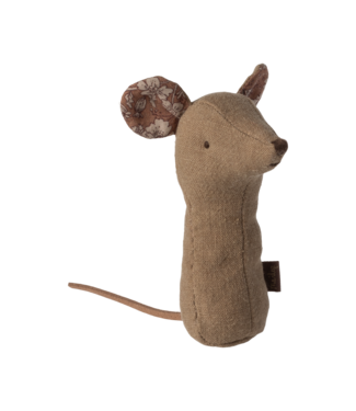 Lullaby Friends linen mouse rattle
